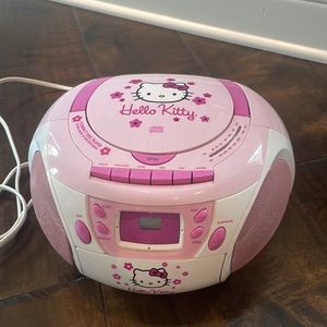Hello Kitty Compac Disc Player Stero Radio and Tape Recorder